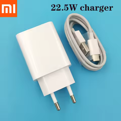 Xiaomi EU Charger 22.5W EU Fast Turbo Charge Power Adapter For Redmi 8 9 10 note 7 8 9 9S 10 11 Mi 6