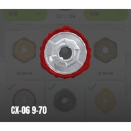 [New Item] Beyblade X X: Multi Color Ratchet 9-70 Spare Part