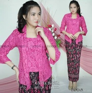 PROMO COD!!! kebaya kutu baru & rok plisket / kebaya kutu baru brokat atasan dan stelan kebaya bruka