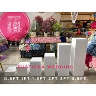 Polyfoam Gabus Cucuk Bunga Gabus Petak Polistren Stand Box Bunga Flower Foam Box Polystyrene Square 