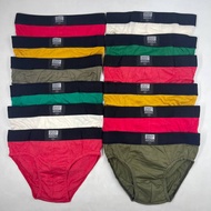 kimiph 12pcs 6pcs  COD cotton briefs underwear for men brief boxer men