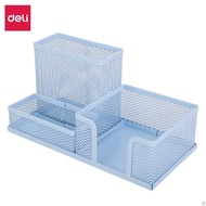 Deli desk pen tray - white, pink - 9154 - Deli