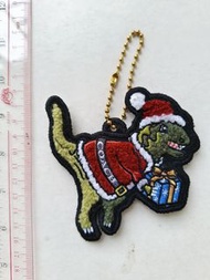 Coach吊飾包包配件掛飾物掛件吊牌毛絨手工紡織恐龍包包手袋女金色鎖匙扣fashion design dinosaur key chain keychain gold black two faces 