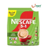 Nescafe 3 in 1 Instant Coffee - Original (Less Sugar) 30 x 14g