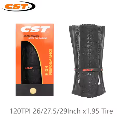 CST Foxrail Mountain Bike Tire 26/27.5/29x1.95 120TPI ultra light Racing Folding Stab Proof Bicycle