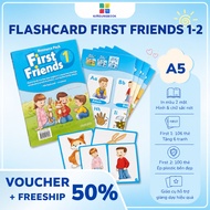 Flashcard First Friend 1,2 | First friends vocabulary card 1,2| First friends 2-sided Flashcard set