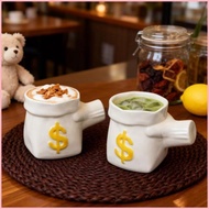 Money Bag Ceramic Mug Gift Set Send Girlfriend Birthday Gift Girlfriend Meaningful Practical Gift