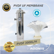 PVDF UF Membrane Stainless Steel Water Filter 0.01 Micron Whole House Filter System PVDF3000 PVDF Me