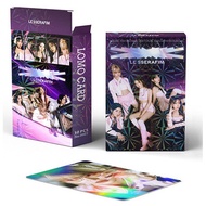 30pcs LE SSERAFIM Laser Hologram Lomo Cards HOLOGRAPHIC Photocards SAKURA KIM CHAEWON HUH YUNJIN KAZ