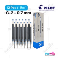 Pilot G2 Pen Refill Ink 0.5/0.7/1.0m /M&G G-5i/G-7i Gel Pen Refillable Black Blue Red Color (1 Box)