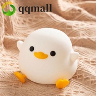 QQMALL Duck Pat Night Light, LED Dimmable LED Duck Lamp, LED Bedside Lamp Night Lamp Soft Rechargeab