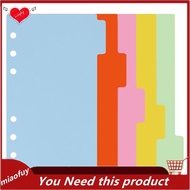 [OnLive] 10 Sets A6 Subject Dividers Paper Sheet, Punched File Card Dividers,Tabbed Index Divider fo