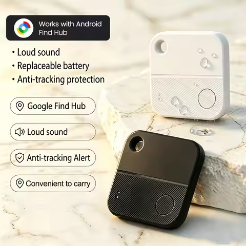 Square Smart Tracker Tag Find My Google Anti-Lost Tracker for Android Google Find Hub App Smart Tag 