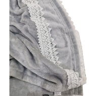 Blanket Thin Light Grey Fluffy Soft Cover Japan Import Preloved Vintage Bundle Borong 154x82cm 灰色毯子日本二手衣服中古商品古着现货