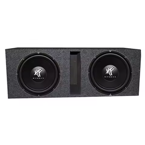 2 Pack Subwoofers, 12" 1600W Car Audio DVC Speakers Bundled with QPower Ported Enclosure Box