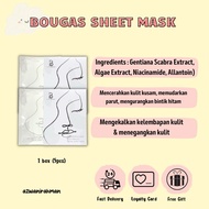 [READY STOCK‼️]BOUGAS SHEET MASK || SHEET MASK || FACIAL SHEET MASK|| NOURISHING SHEET MASK || SHIP 