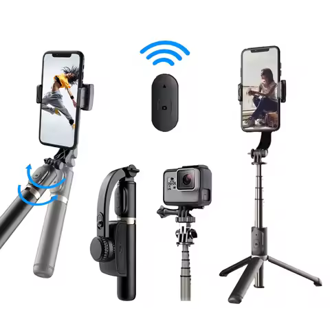 2025 NEW Shutter Monopod Phone Holder for IOS Android Gimbal Stabilizer Bluetooth Wireless Selfie St