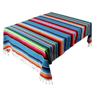 Mexican Blanket Sarape Picnic Rug Throw Tablecloth Hot Rod for Yoga Party