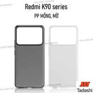 Redmi K90 Pro Max/ K90/ K80/ K80 Pro/ K80 Ultra Thin Case Matte Plastic Limited Fingerprints, Camera