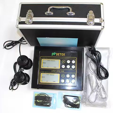 Dual-user Detox Machine Ion Cleanse Ionic Detox Foot Bath Aqua Cell Spa Machine Footbath Foot Massag