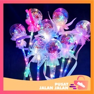 Pjj - 5873 LED Magic Fairy Wand / Children's Toy Light Magic Wand / LED Magic Fairy Wand With Beauti