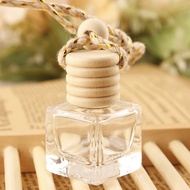 perfume bottle refillable perfume bottle 8-10ML transparent square bottle pendant bottled odor remov