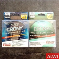 Senar Pancing CRONY Invisible Line & CRONY Privilege ~ Senar Flurocarbon
