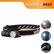 [Sofirn HS10 USB C Rechargeable Mini 16340 Headlamp, 1100lm LH351D 90CRI Angle Flashlight TIR Optics