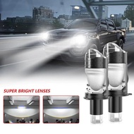 H4 LED Projector Headlight 10000LM 6000K Plug‐Play 9‐15V For Car Motorcycle Replacement Head Lamp