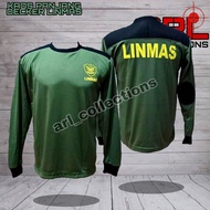 KAOS LINMAS TANGAN PANJANG/KAOS DEKER HANSIP PRIA DAN WANITA/kaos lapangan linmas