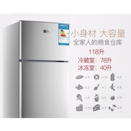 78l Liter Household Freezer Refrigerator Direct Freezer Quick Freezer Refrigerator Two-Door Mini Small Energy-Saving Two-Door Re