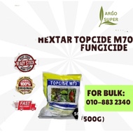 Hextar Topcide M70 Fungicide/ Serbuk Bancuh/ Wettable Powder/ Thiophanate Methyl 70%/ Kulat Bintik d