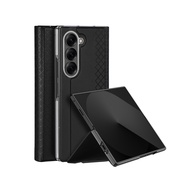 Case Bao Da dành cho Samsung Galaxy Z Fold7 Dux Ducis Da PU Bril Series Ngăn Đựng Thẻ Chống Sốc