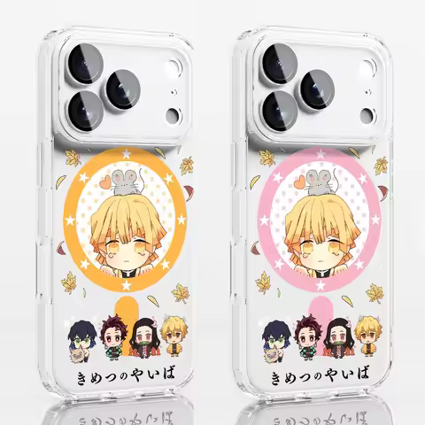 Cute Demon Slayer Creative Cartoon Luck For Magsafe Phone Case For iPhone 17 AIR 16 E 15 14 13 12 11