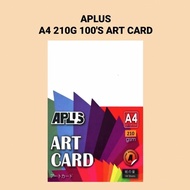(1PKT) KB APLUS A4 Art Card | 210GSM | 100SHEET X 1PKT