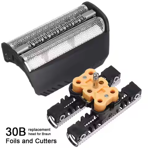 30B Replacement Foil and Cutter for Braun 7570 7680 Series 7000, 4000, 5000, 4735, 4736, 4737, 4747,