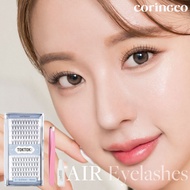 CORINGCO AIR Lghtness&Volume Up False Eyelashes Idol Eyelash Kit Self Adhesive Eyelashes Individual 