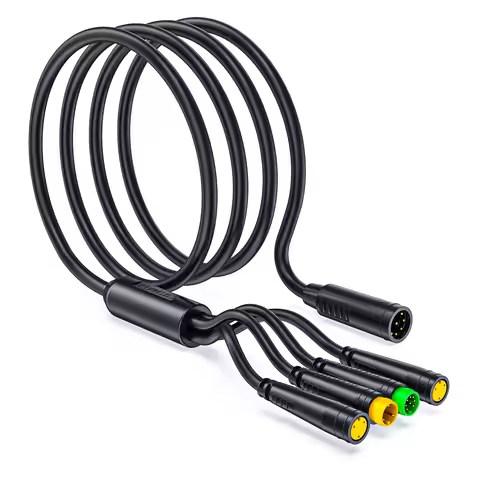Waterproof 1T4 EB-Bus Cable Harness for Bafang BBS BBS01 BBS02 BBSHD Mid Motor Display Brake Lever T