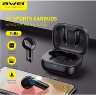 Awei True Wireless Sports Earbuds with Charging Case