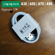 OPPO Supervooc 33W A77s, A96, A78, A58, Reno 7z 4G Data Cable. Fastcharging Fast Content