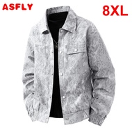 ASFLY Camouflage Jacket Men 8XL Plus Size Cargo Jacket Fashion Casual Camo Jackets Male Big Size 8XL
