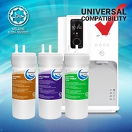 Enhanced Water Filter Set SAEMMUL 6" Halal Universal Compatibility for Most Water Dispensers | Pure,