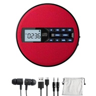 New portable dual-speaker CD player, retro album disc player, lossless sound CD player Car-mounted m