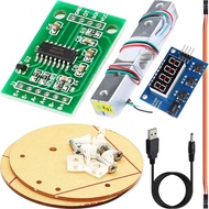 HX711 Weight Sensor ADC Module Kit + Digital Load Cell 5KG for Electronic Scale Also for Arduino, wi