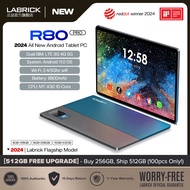 2024 【TOP8】LABRICK R80 Pro Tablet PC 10.1 Inches Android 11 8800mAh 5G Dual SIM WiFi Gaming Online Classroom Meeting for kids Students 10GB RAM 512GB ROM