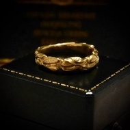 泰山木の蕾〜真鍮手削りモチーフリング〜