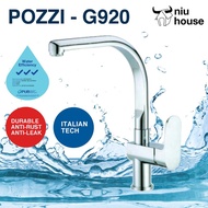 Pozzi Brand G920 Hot and Cold water kitchen basin mixer tap