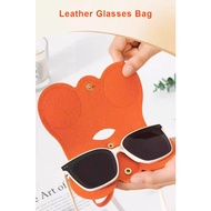 Trendy Spectacles Hanging Bag New Spectacles Soft PU Case Ins Style Vintage Spectacles Protective Ba