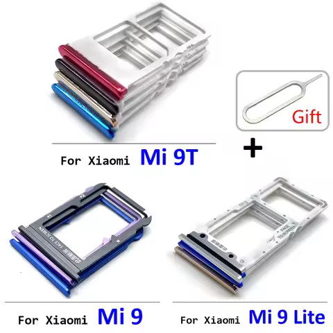 NEW Replacement SIM Card Chip Slot Drawer SD Card Tray Holder Adapter Accessories For Xiaomi Mi 9T M