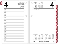 AT-A-GLANCE 2027 Desk Calendar Refill, Daily Desk Pad Refill, 3.5" x 6", Standard, Loose-Leaf (E717T